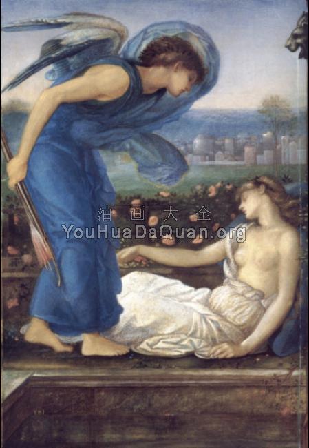 Cupid Finding Psyche - 爱德华·科莱·伯恩·琼斯